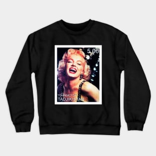 Marilyn Monroe Postage Stamp Crewneck Sweatshirt